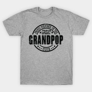 Proud Member of the Great Grandpop Club T-Shirt